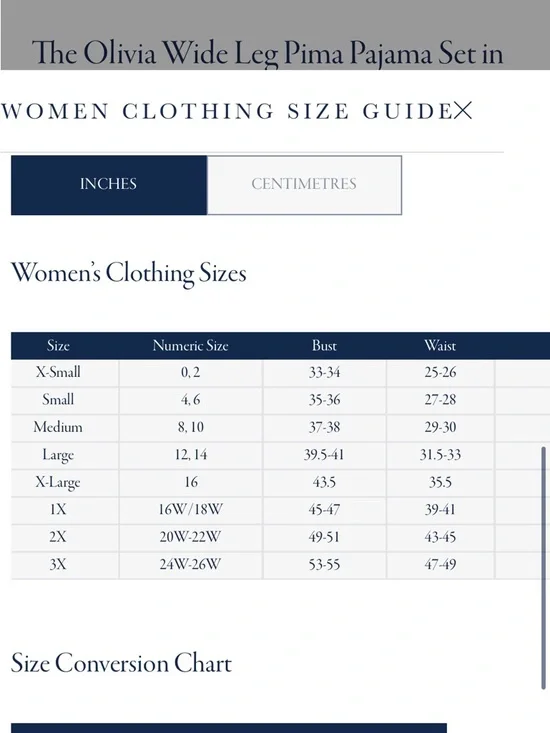 Petite Plume Olivia Wide Leg Pima Cotton Pajamas - Picture 7 of 7